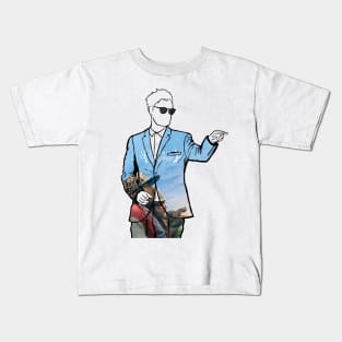 Taika Waititi (Hunt for the Wilderpeople) Portrait Kids T-Shirt